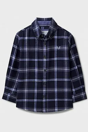 J.Crew Boys Check Brushed Cotton Flannel Shirt