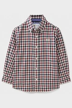 J.Crew Boys Long Sleeve Tattersal Twill Check Shirt