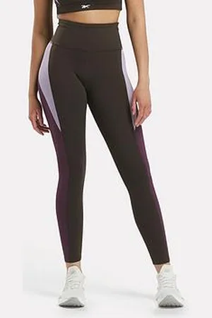 Reebok Womens Training Lux Colourblock High Rise Tights