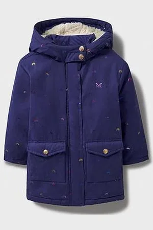 J.Crew Girls Mid Weight Printed Padded Jacket