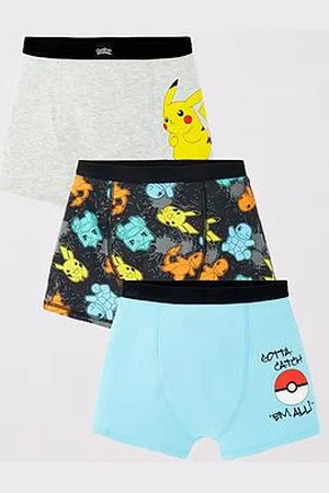 Pokemon 3 Pack Boxer Trunks