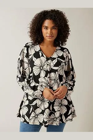 Evans Floral Gypsy Top