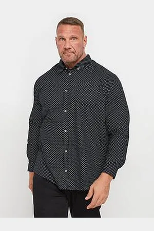 BAD RHINO Big & Tall Geometric Party Shirt