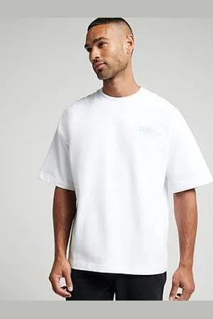 River Island Short Sleeve Os Luminis Embossed T-Shirt