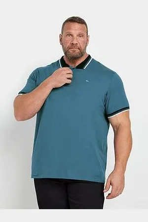 BAD RHINO Big & Tall Cut & Sew Polo Shirt