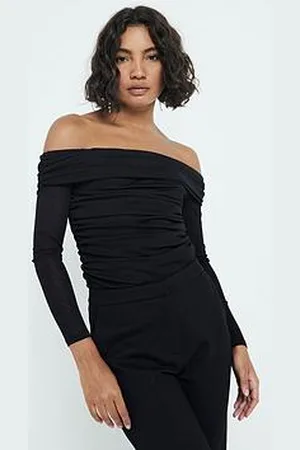 River Island Ruched Bardot Top