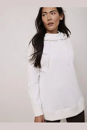 mint&berry Cream Knit Mix Hoodie