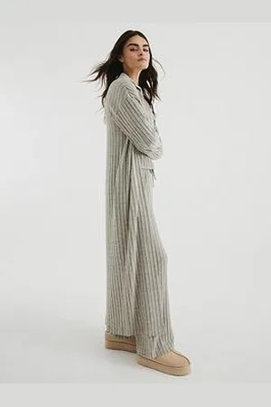 River Island Marl Rib Cardigan - Marl