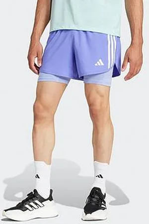 adidas Own The Run 3 Stripes 2In1 Short