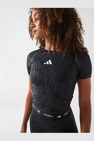 adidas Womens Training Tech Fit Printed T-Shirt