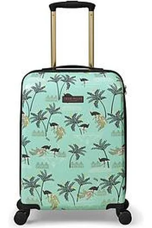 Sara Miller Ostrich Mint Cabin Suitcase
