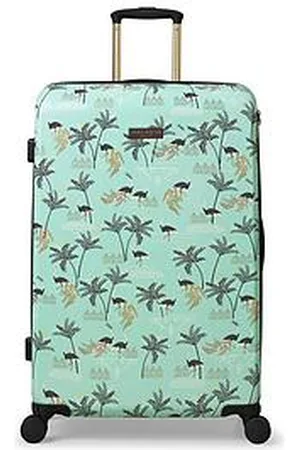 Sara Miller Ostrich Mint Large Suitcase