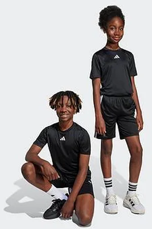 adidas Junior Boys Train Essentials 3 Stripe Set - Black