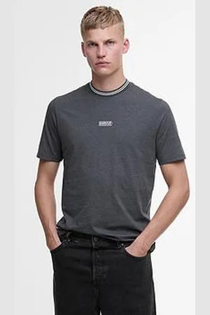 Barbour Central Logo Tipped T-Shirt