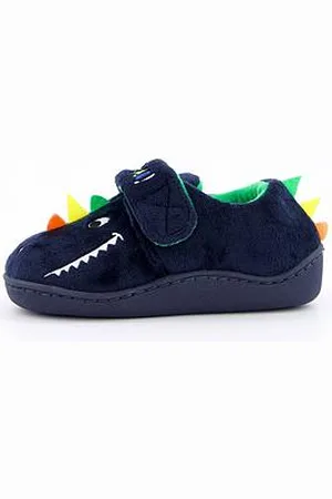 Very Boys Dinosaur Touch Strap Slipper