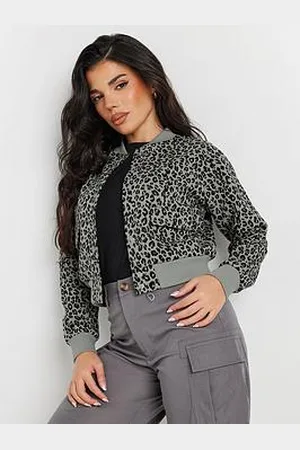 PixieGirl Petite Animal Sweat Bomber Jacket
