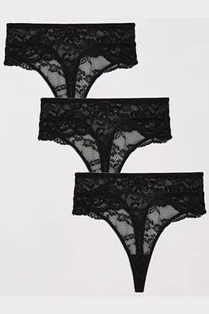 Boux Avenue Monica Pack Of 3 High Waisted Thongs