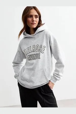 New Look Relaxed Melrose Hoodie - Marl