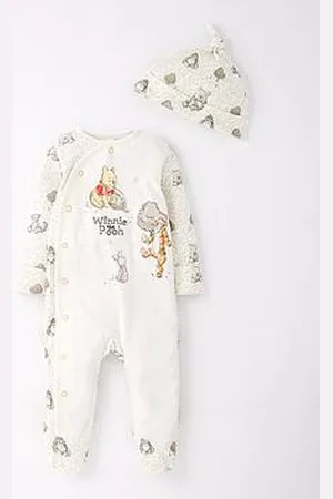 WINNIE THE POEH Baby Disney 2 Piece Sleepsuit And Hat Set