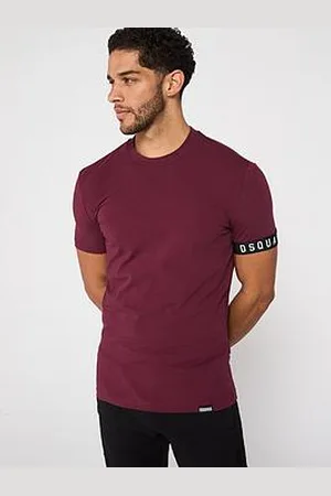 Dsquared2 Loungewear Sleeve Band Logo Crew T-Shirt