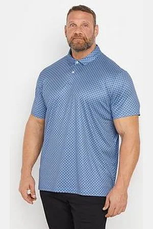 BAD RHINO Big & Tall Printed Golf Polo Shirt