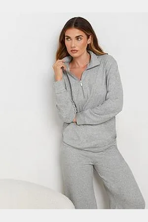 Long Tall Sally Soft Touch Cuffed Zip Top