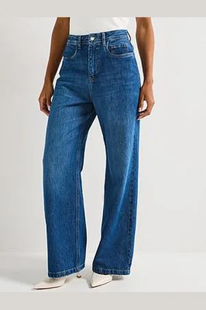Very High Rise Slouchy Wide Leg Jeans