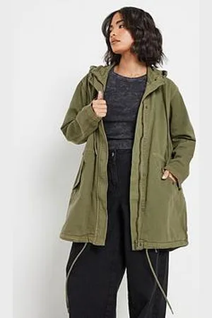 PixieGirl Petite Twill Parka Coat