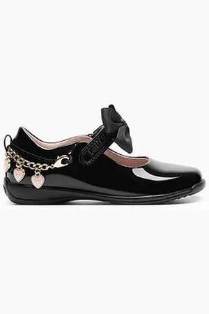 Lelli Kelly Annie Bracelet Removeable Bow Patent School Shoe