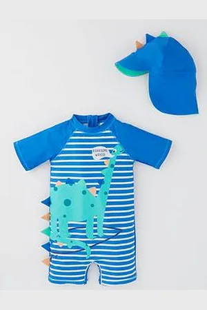 Very Boys 2 Piece Dinosaur Sunsafe And Hat