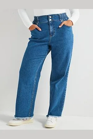 Very Wide Leg Elasticated Waist Jean
