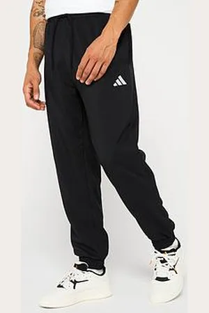 adidas Mens Essentials Small Logo Tracksuit Bottoms - Black
