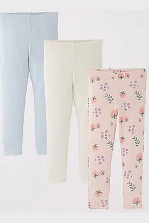 Very Girls 3 Pack Lace Trim Legging