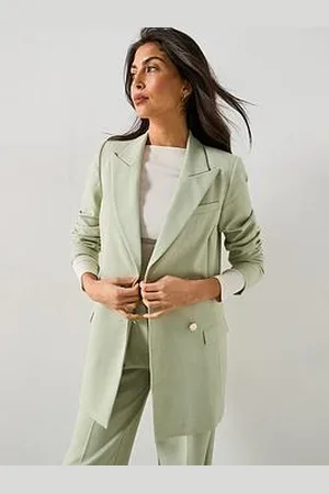 Very Asymmetric Statement Button Blazer