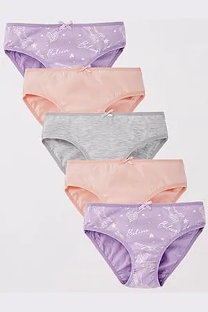 Everyday Basic Girls 5 Pack Unicorn Briefs