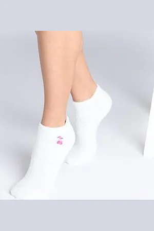 Boux Avenue Cherry Emb 2 Pk Trainer Sock - Mix