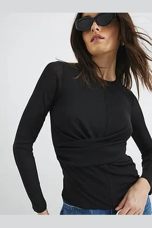 River Island Mock Wrap Top
