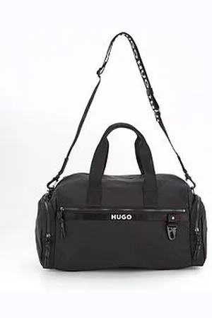 HUGO BOSS Dusky Tape Contrast Logo Holdall Bag