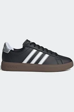 adidas Womens Grand Court 20 Trainers - Black/Silver/White