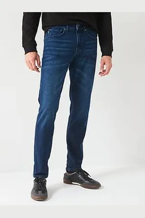 HUGO BOSS Onyx Bo Tapered Fit Jeans - Dark Wash