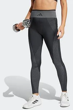 adidas Womens Training Knit 7/8 Tights - Black