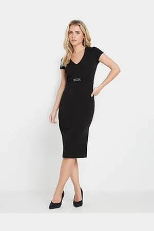 M&Co Petite Buckle Detail Midi Dress