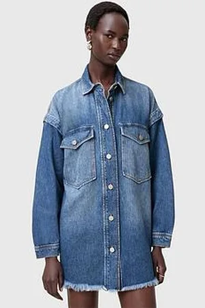 AllSaints Lily Snap Denim Dress