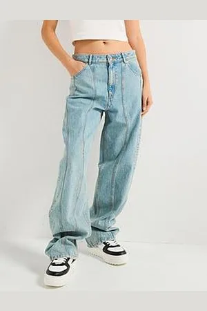 HUGO BOSS Leni Straight Leg Denim Jeans - Blue