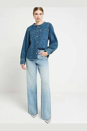 River Island Relaxed Straight Leg Jean