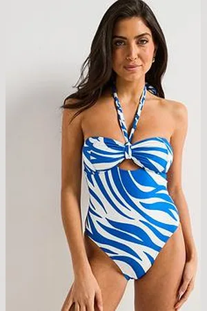 Very Cut Out Detail Halter Neck Swimsuit