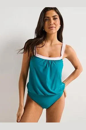 Very Strap Detail Blouson Swimsuit