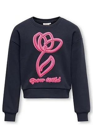 ONLY Girls Grow Wild Sweat - Navy
