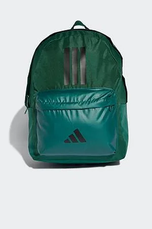 adidas Unisex Classic Back-To-School 3-Stripe Backpack - Green