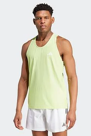 adidas Mens Running Own The Run Tank - Green
